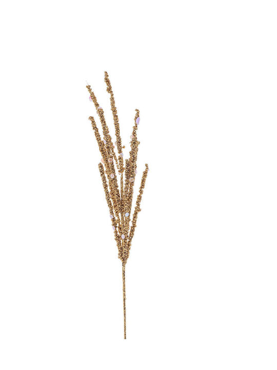 JK Home Decoration Χριστουγεννιάτικο Διακοσμητικό Κλαδί Χρυσό