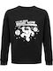 Sweatshirt Unisex Organic " I Am So High Right Now Spaceman ", Black