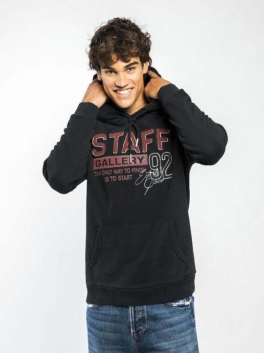Odel Sweatshirt with Hood Black