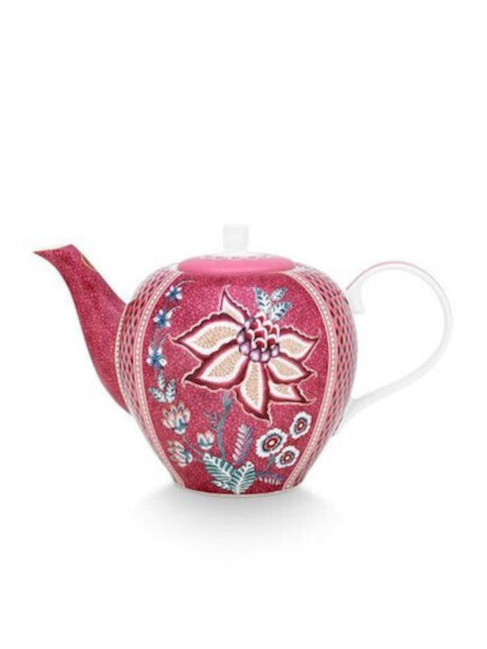 PiP Studio Flower Festival Чайник Порцелан Розов 1600мл
