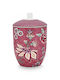 PiP Studio Porcelain Cookie Jar Red Flower Festival 10x10x15cm