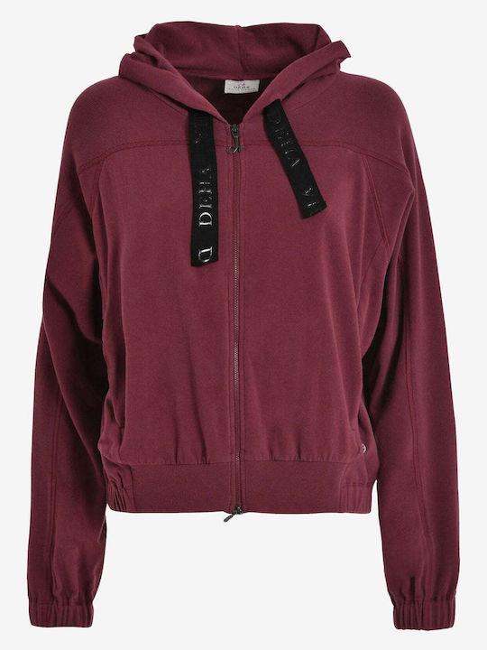 Cardigan/jachetă Deha B74572 burgundy