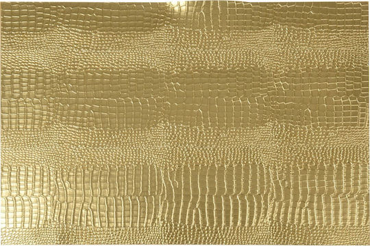 Zaros Croco Σουπλά Πλαστικό Χρυσό 45x30cm
