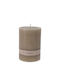 Zaros Decorative Candle Brown 7x10cm 1pcs