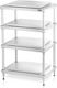 Solidsteel S5-4 Rack 4 Nivele Alb 58.4x101x43cm