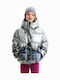 Kids' Quilted Jacket Short with Hood Silver