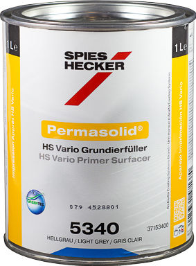 Spies Hecker Primer Surfacer Primer Gri deschis Potrivit pentru Metal / Plastic - PVC 3.5lt