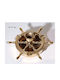 Royal Candle Holder Metal Gold 17x17cm 1pcs