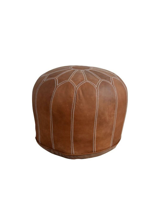 Stool For Living Room Brown 48x48x35cm