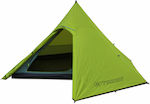 Trimm Giza Tipi 2022 Αντίσκηνο Camping Πράσινο με Διπλό Πανί 4 Εποχών για 2 Άτομα 160εκ.