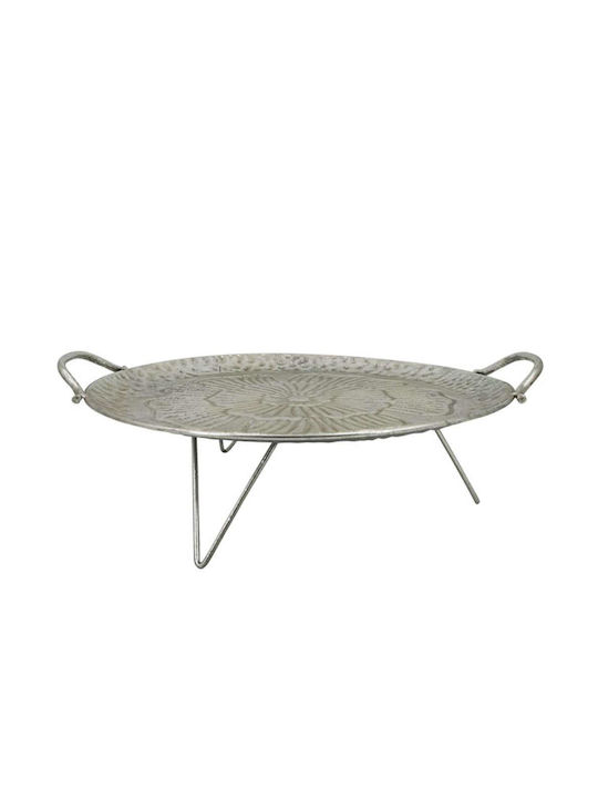 Marhome Tavă Decorativă Metal Dreptunghiulară 48x42x15cm 1buc