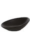 Tognana Porcelain Salad Bowl Black 26x17.5x9.4cm 4pcs