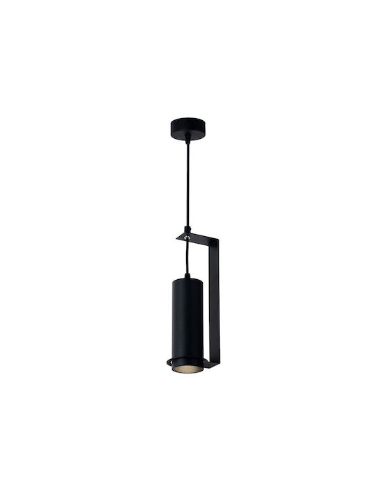 Optonica Pendant Light Black with Socket GU10 6x20x20cm