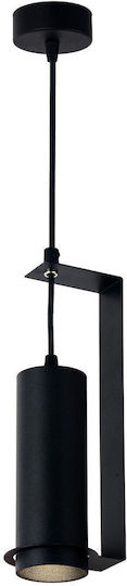 Optonica Pendant Light Black with Socket GU10 6x20x20cm