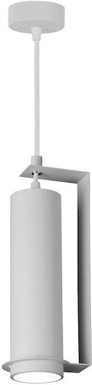 Optonica Pendant Light White with Socket GU10 6x20x20cm