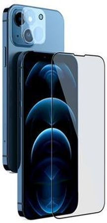 Nillkin 2in1 Full Face Tempered Glass Negru (iPhone 13 Pro Max)