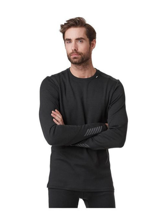 Lifa Merino Midweight Long Sleeve Sweater Black