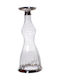 Royal Candle Holder suitable for Tealights Glass Silver 30cm 1pcs