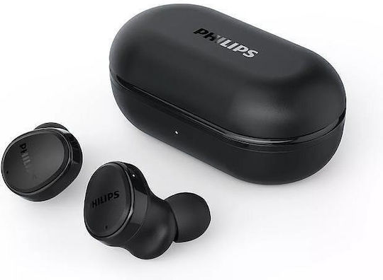 Philips TAT4556 In-ear Bluetooth Handsfree Ακουστικά με Αντοχή στον Ιδρώτα και Θήκη Φόρτισης Μαύρα