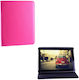 Volte-Tel 24cm Universal Leather Fuchsia Flip Cover Φούξια (Universal 14.6)