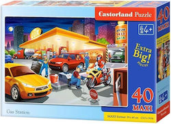 Kids Puzzle Gas Station for 4++ Years 40pcs Castorland