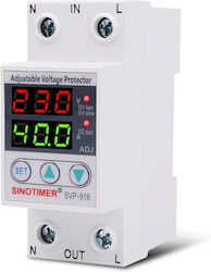 Sinotimer SVP916-80A Μονοφασικός Επιτηρητής Τάσης Ράγας SVP916-80A