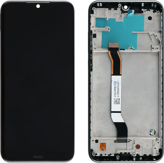 Xiaomi Screen with Touch Mechanism and Frame for Redmi Note 8T (Black)