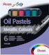 Pentel Oil Pastels Metallic 6colours PHN-M6