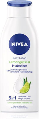 Nivea Lemongrass Feuchtigkeitsspendende Lotion Körper 400ml