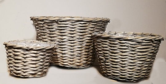 JK Home Decoration Комплект декоративни кошници Brown 3бр