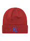 League Essentials Beanie Ανδρικός Σκούφος Πλεκτός σε Κόκκινο χρώμα