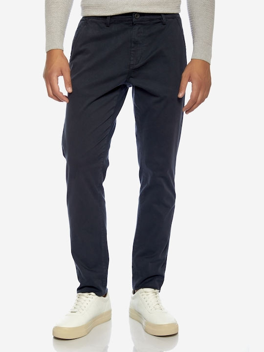 Camaro Trousers Elastic in Slim Fit Marine