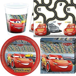 Cars Serving Set Σετ Πάρτυ 37pcs