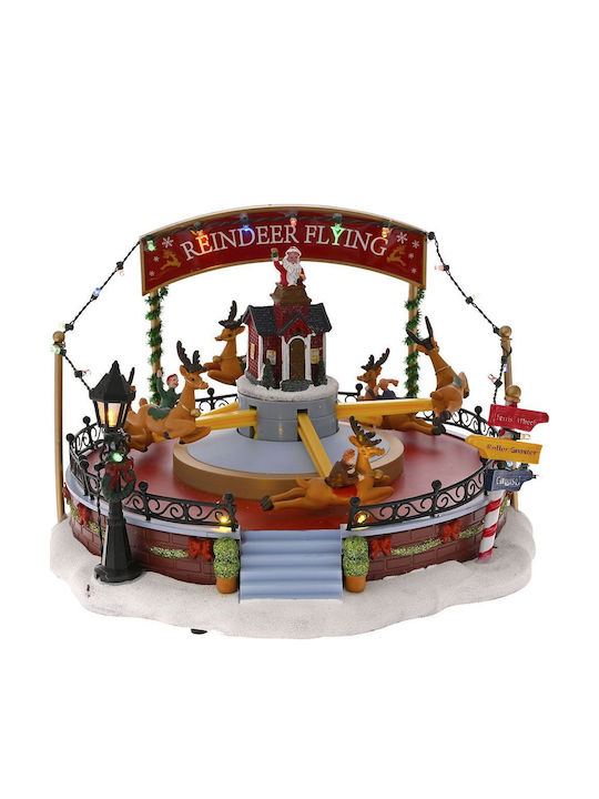 Iliadis Reindeer Flying Φωτιζόμενο με Μουσική & Κίνηση Iliadis Reindeer Flying Φωτιζόμενο με Μουσική & Κίνηση