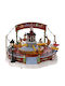 Iliadis Christmas Illuminated Decorative Carousel with Electric with Music and Movement 30x30x21cm.