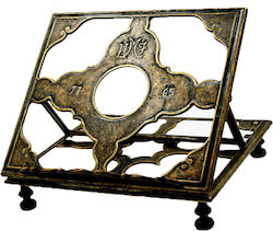 Metal Reading Stand Royal Art Collection in Gold Color 25.5x30x29.5cm.