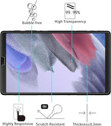 Für Samsung Galaxy Tab A7 Lite T220 9H 2.5D Explosionssicheres gehärtetes Glas