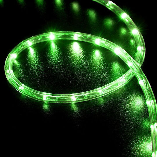 Christmas Light Tube Green 220V with Controller 6m IP44