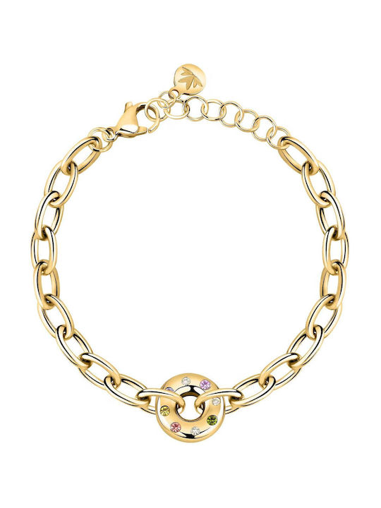 Morellato Bracelet Chain made of Steel Gold Plated