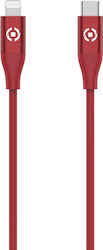 Celly USB-C zu Lightning Kabel 60W Rot 1.5m (US...