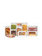 Mepal Plastic Lunch Box Modula Transparent 9pcs