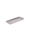 InTheBox Διακοσμητικός Δίσκος Aluminium Gidea Rechteckig 60x16x4cm 1Stück
