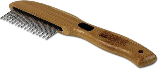 Bamboo Groom Comb for Misc Hair Lengths for Hair Removal with 31 Pins