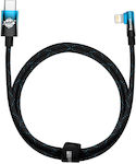Baseus MVP 2 Angle (90°) / Braided USB-C to Lightning Cable 20W Μαύρο 1m (CAVP000221)