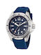 Nautica May Bay Watch Chronograph Battery with Blue Rubber Strap