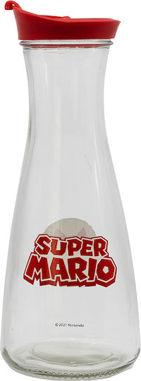 Stor Super Mario Bottiglia Grătare comerciale Sticlă con tappo a vite Transparent 900ml