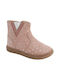 Oscal Kids Suede Boots with Zipper Pink