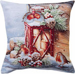 Dimeco Christmas Decorative Square Pillowcase M...