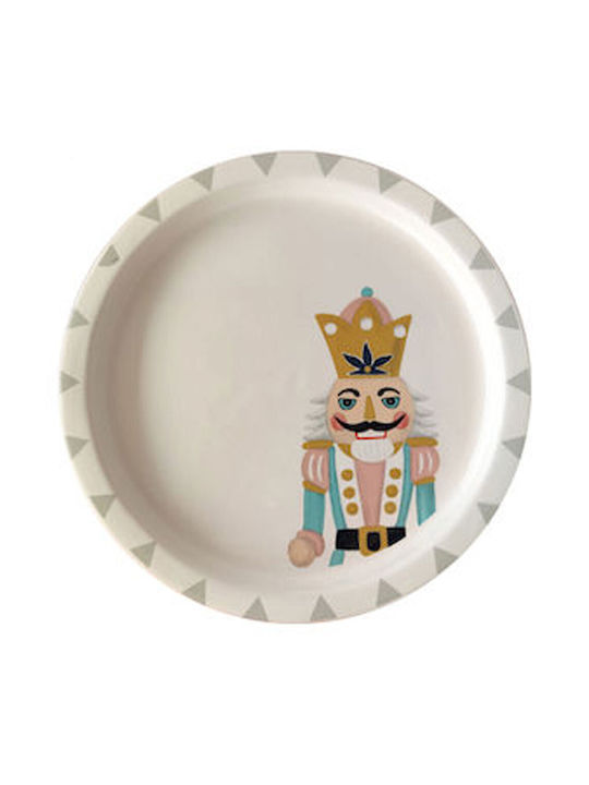 AGC Set Christmas Platters Porcelain Multicolored D23cm. 2pcs
