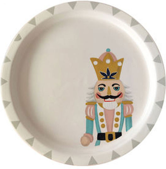 AGC Set Christmas Platters Porcelain Multicolored D23cm. 2pcs